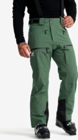 RevolutionRace > Lasketteluhousut – Vihreä – Atlas 3L Ski Pants Miehet Garden Topiary, Koko:L