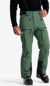 RevolutionRace Lasketteluhousut – Vihreä – Atlas 3L Ski Pants Miehet Garden Topiary, Koko:S
