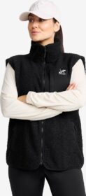 RevolutionRace Liivit – Musta – Bigfoot Pile Fleece Vest Naiset Black, Koko:XL