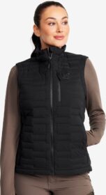 RevolutionRace Liivit – Musta – Flex Stretch Down Vest Naiset Black, Koko:L