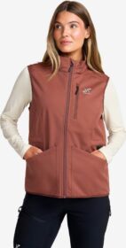 RevolutionRace Liivit – Pinkki – Responder Softshell Vest Naiset Pink Mahogany, Koko:M