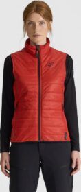 RevolutionRace Liivit – Punainen – Ultra Hybrid Vest Naiset Aura Red, Koko:2XL