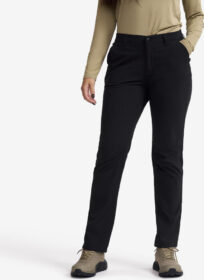 RevolutionRace Ulkoiluhousut, Vaellushousut & Retkeilyhousut – Musta – Momentum Stretch Pants Naiset Black, Koko:L