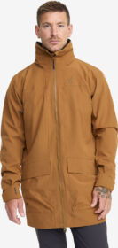 RevolutionRace > Sade- Ja Kuoritakit – Ruskea – Nevis 2L Parka Miehet Rubber, Koko:XS