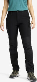 RevolutionRace Ulkoiluhousut, Vaellushousut & Retkeilyhousut – Musta – Nordwand Highwaist Stretch Pants Naiset Black, Koko:3XL