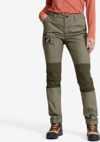 RevolutionRace Ulkoiluhousut, Vaellushousut & Retkeilyhousut – Vihreä – Nordwand Pants Naiset Kalamata, Koko:XL
