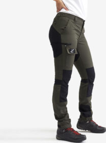 RevolutionRace Ulkoiluhousut, Vaellushousut & Retkeilyhousut – Vihreä – Nordwand Pants Naiset Mossgrey, Koko:S