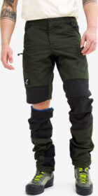 RevolutionRace Nordwand Pro Zip-off Pants Miehet Forest Green, Koko:XL – Zip-off-housut