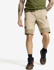 RevolutionRace > Shortsit – Beige – Nordwand Shorts Miehet Aluminium/Brindle, Koko:L