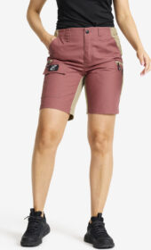 RevolutionRace > Housut > Shortsit – Pinkki – Nordwand Shorts Naiset Apple Butter/Brindle, Koko:S