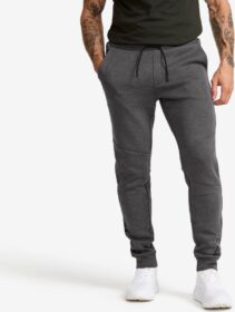 RevolutionRace Olohousut – Harmaa – Street Scuba Sweatpants Miehet Dark Grey Melange, Koko:4XL