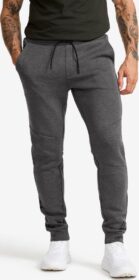 RevolutionRace Olohousut – Harmaa – Street Scuba Sweatpants Miehet Dark Grey Melange, Koko:2XL