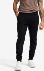 RevolutionRace Olohousut – Musta – Street Scuba Sweatpants Miehet Black, Koko:4XL