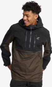 RevolutionRace Ulkoilutakki, Kuoritakki & Tuulitakki – Ruskea – Outdoor Anorak Miehet Mud, Koko:S