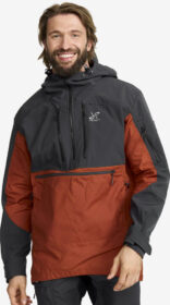 RevolutionRace Ulkoilutakki, Kuoritakki & Tuulitakki – Oranssi – Outdoor Anorak Miehet Rusty Orange, Koko:S