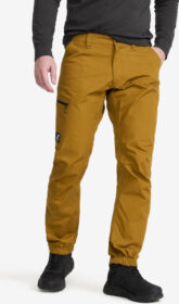 RevolutionRace Ulkoiluhousut, Vaellushousut & Retkeilyhousut – Ruskea – Outdoor Basic Pants Miehet Golden Brown, Koko:M