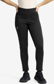 RevolutionRace Trikoot – Musta – Pace Wind Tights Naiset Black, Koko:M