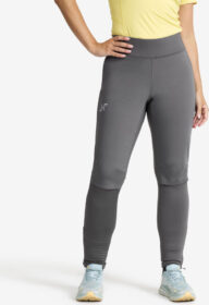 RevolutionRace Trikoot – Harmaa – Pace Wind Tights Naiset Magnet, Koko:XS