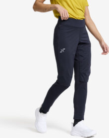 RevolutionRace Trikoot – Sininen – Pace Wind Tights Naiset Navy, Koko:XL