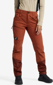 RevolutionRace Ulkoiluhousut, Vaellushousut & Retkeilyhousut – Oranssi – RVRC GP Pro Stretch Pants Naiset Rusty Orange, Koko:XS
