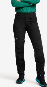 RevolutionRace Range Pro Zip-off Pants Naiset Black, Koko:L – Zip-off-housut