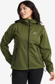 RevolutionRace > Takit > Softshell-takit – Vihreä – Responder Softshell Jacket Naiset Cypress, Koko:M