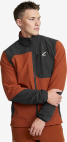 RevolutionRace > Softshell-takit – Oranssi – Ridge Trek Stretch Jacket Miehet Rusty Orange/Anthracite, Koko:3XL