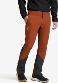 RevolutionRace > Softshell-housut – Oranssi – Ridge Trek Stretch Pants Miehet Rusty Orange/Anthracite, Koko:S