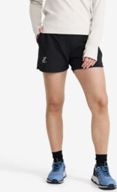 RevolutionRace > Housut > Shortsit – Musta – Rise 2-in-1 Shorts Naiset Black, Koko:XS