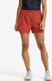 RevolutionRace > Housut > Shortsit – Punainen – Rush Pro Shorts Naiset Bossa Nova, Koko:S