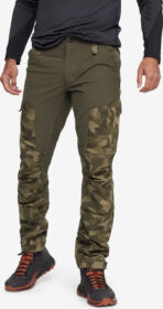 RevolutionRace Ulkoiluhousut, Vaellushousut & Retkeilyhousut – Vihreä – RVRC GP Pants Miehet Forest Camo, Koko:XL