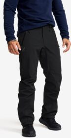 RevolutionRace Sade- Ja Kuorihousut – Musta – Cyclone 3L Shell Pants Miehet Black, Koko:M