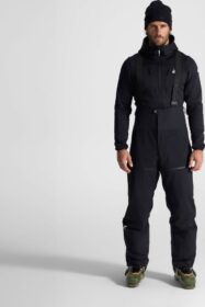 RevolutionRace Sade- Ja Kuorihousut – Musta – Ultra 3L Shell Bib Miehet Black, Koko:L