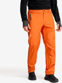 RevolutionRace > Sade- Ja Kuorihousut – Oranssi – Arcade 3L Lightweight Pants Miehet Hawaiian Sunset, Koko:XL