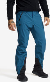 RevolutionRace > Sade- Ja Kuorihousut – Sininen – Cyclone 3L Shell Pants Miehet Blue Opal, Koko:M