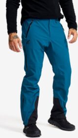 RevolutionRace > Sade- Ja Kuorihousut – Sininen – Cyclone 3L Shell Pants Miehet Blue Opal, Koko:3XL