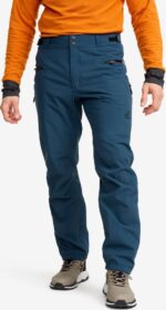 RevolutionRace Sade- Ja Kuorihousut – Sininen – Silence Proshell 3L Pants Miehet Moonlit Ocean, Koko:L