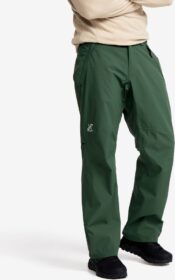 RevolutionRace Sade- Ja Kuorihousut – Vihreä – Cloud 3L Shell Pants Miehet Garden Topiary, Koko:2XL