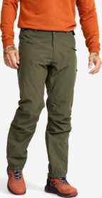 RevolutionRace Sade- Ja Kuorihousut – Vihreä – Silence Proshell 3L Pants Miehet Forest Night, Koko:2XL