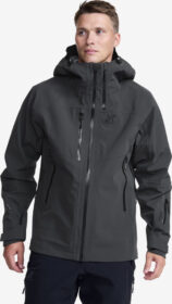 RevolutionRace > Sade- Ja Kuoritakit – Harmaa – Cyclone 3L Shell Jacket Miehet Anthracite, Koko:M