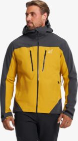 RevolutionRace Sade- Ja Kuoritakit – Keltainen – Silence Proshell 3L Jacket Miehet Harvest Gold/Anthracite, Koko:XS