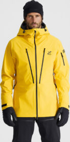 RevolutionRace > Sade- Ja Kuoritakit – Keltainen – Ultra 3L Shell Jacket Miehet Yellow, Koko:XS