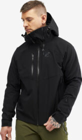 RevolutionRace > Sade- Ja Kuoritakit – Musta – Cyclone 3L Shell Jacket Miehet Black, Koko:L