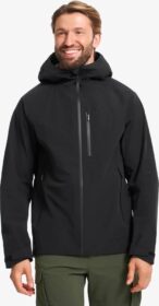 RevolutionRace Sade- Ja Kuoritakit – Musta – Cyclone Light 3L Shell Jacket Miehet Black, Koko:M