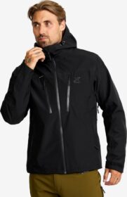 RevolutionRace > Sade- Ja Kuoritakit – Musta – Silence Proshell 3L Jacket Miehet Black/Anthracite, Koko:XS