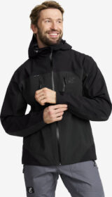 RevolutionRace > Sade- Ja Kuoritakit – Musta – Silence Proshell 3L Jacket Miehet Moonless Night, Koko:3XL