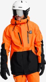 RevolutionRace > Sade- Ja Kuoritakit – Oranssi – AccXel 2L Ski Jacket Miehet Persimmon Orange/Black, Koko:L