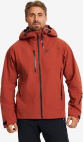 RevolutionRace Sade- Ja Kuoritakit – Oranssi – Cyclone 3L Shell Jacket Miehet Rusty Orange, Koko:S