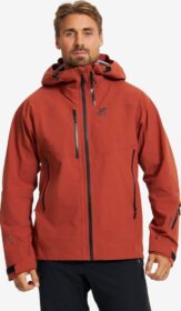 RevolutionRace > Sade- Ja Kuoritakit – Oranssi – Cyclone 3L Shell Jacket Miehet Rusty Orange, Koko:XS
