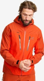 RevolutionRace > Sade- Ja Kuoritakit – Oranssi – Silence Proshell 3L Jacket Miehet Rooibos Tea / Pureed Pumpkin, Koko:M